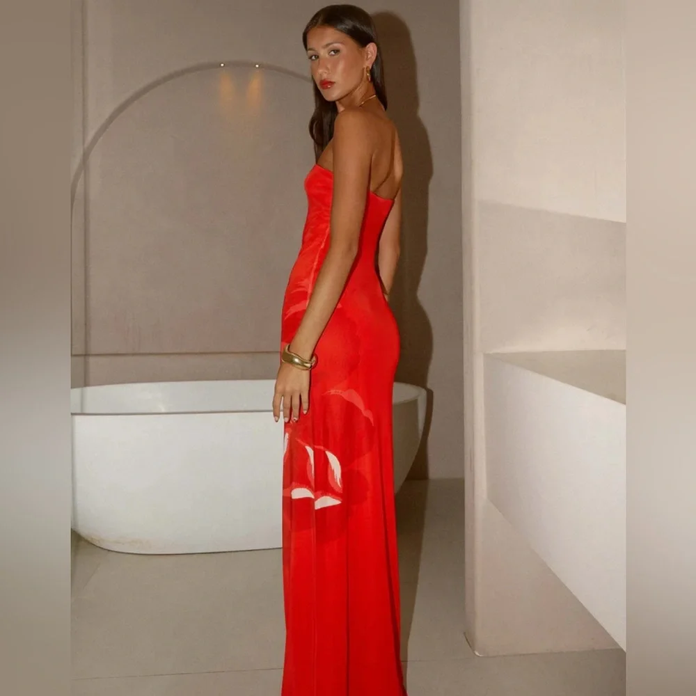 Fabian Maxi Dress - Red never worn BNWT - Picture 2 of 5